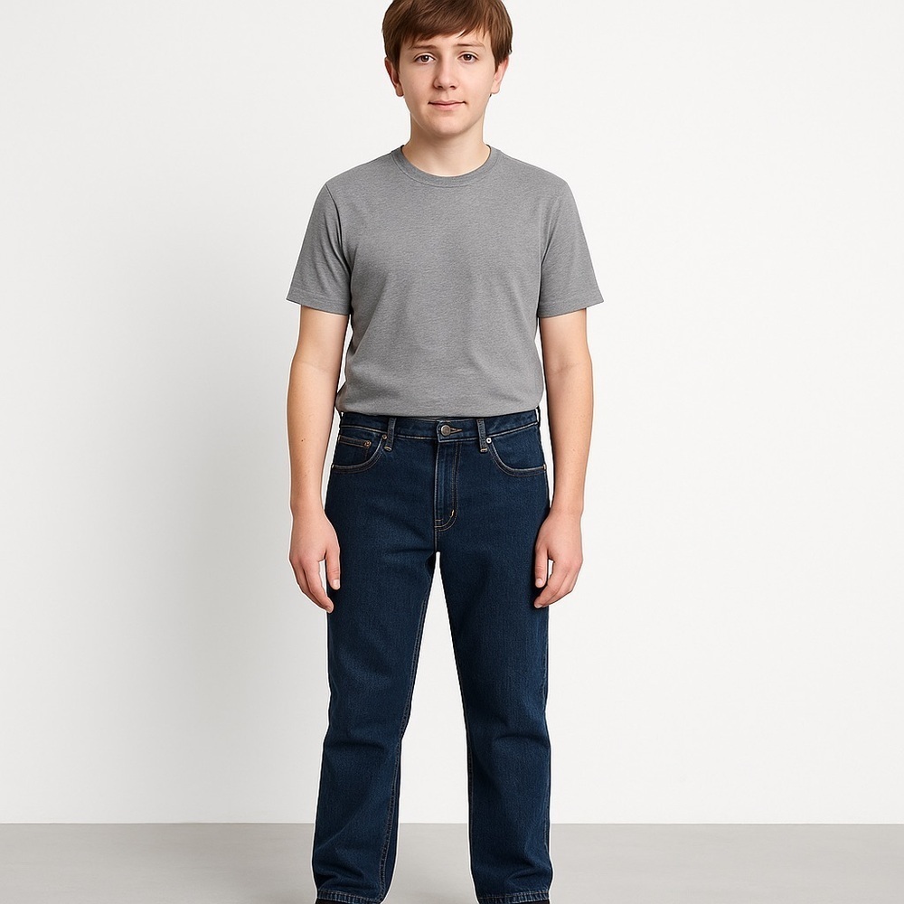 Old Navy Blue Straight Leg Jeans